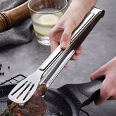 Durable Stainless Steel Tongs Perfect for BBQ, Picnics, etc.