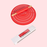 2pcs Premium Rolling Pin & Non-Stick Silicone Pastry Mat Set