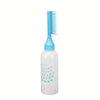 Hair Dye Bottle - Easy-to-Use Rectangular Shampoo Bottle with Comb Teeth and Measurements