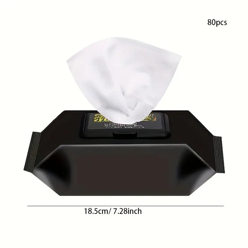 1 Pack of 80pcs Shoe-Shine Wipes Disposable Cleaning