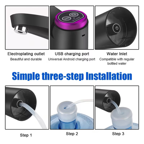Rechargeable Tap Water Pump