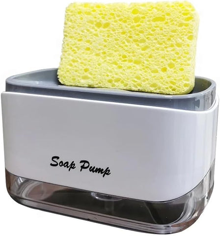 Soap Pump and Sponge Caddy Kitchen Dish Soap Dispenser
