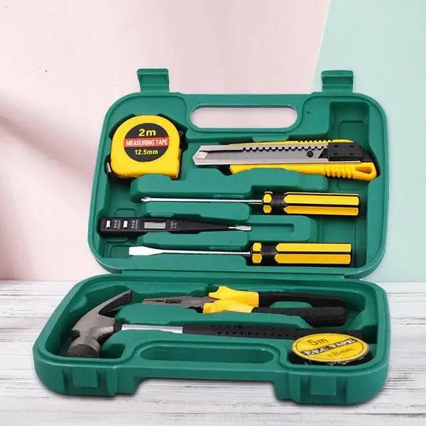 9pcs Hand Tool Kit Box