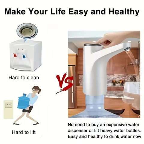 Rechargeable Tap Water Pump