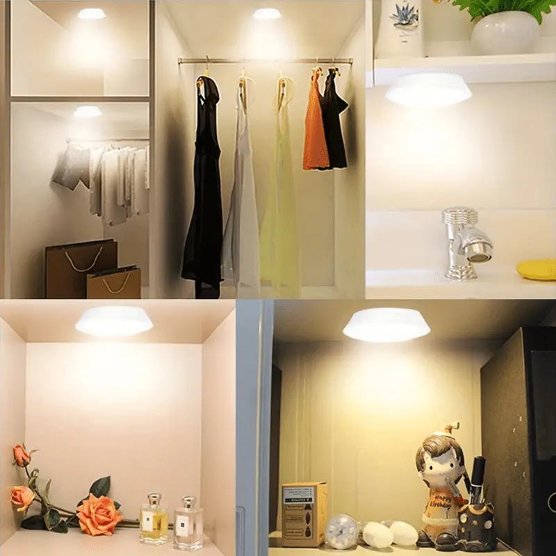 Wireless LED Puck Lights - Remote Control