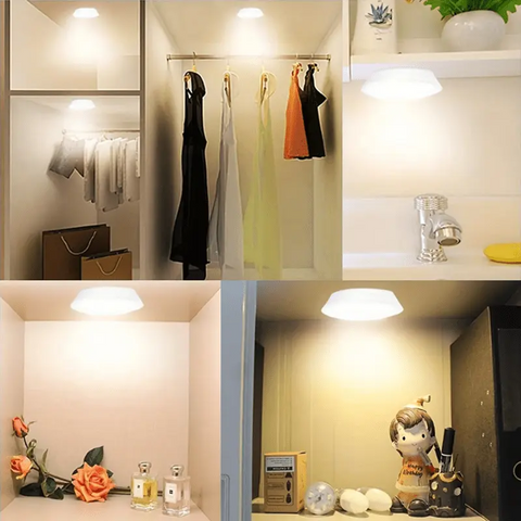 Wireless LED Puck Lights - Remote Control