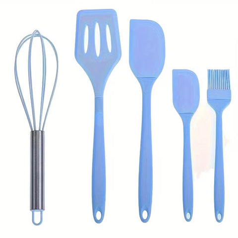 5pcs Baking Silicone Cookware Utensil Set