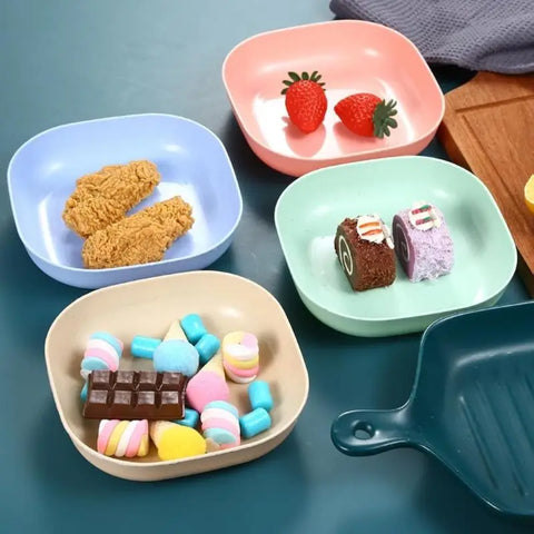 Creative Plates 10pcs Set (Random Colors)