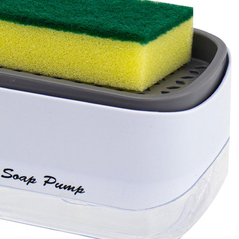 Soap Pump and Sponge Caddy Kitchen Dish Soap Dispenser