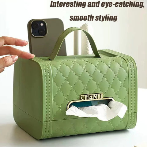 Handbag Tissue Box Holder with Elegant Design
