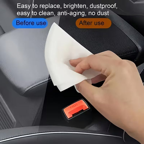 Car interior cleaning and polishing wipes (PACK OF 80)