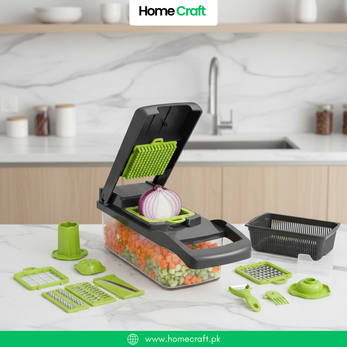 16-in-1 Multi-Purpose Food Chopper