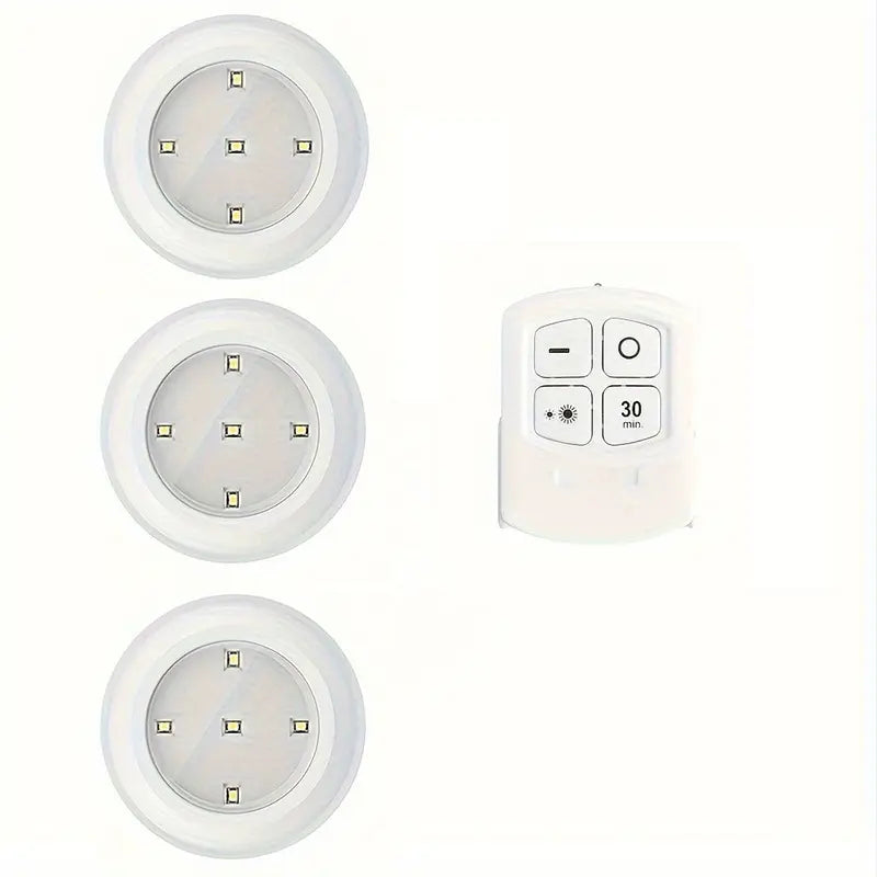 Wireless LED Puck Lights - Remote Control
