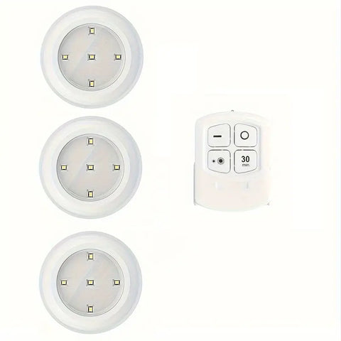 Wireless LED Puck Lights - Remote Control