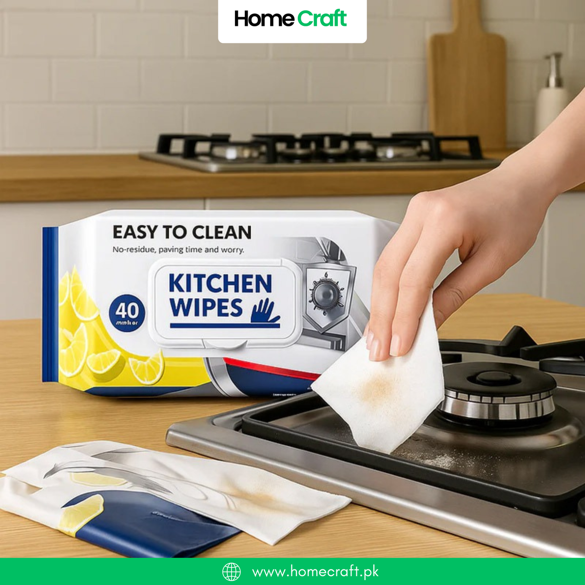 Disposable Kitchen Cleaning Wipes