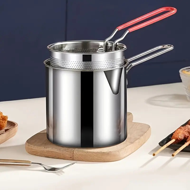 Stainless Steel Deep Fryer Pot
