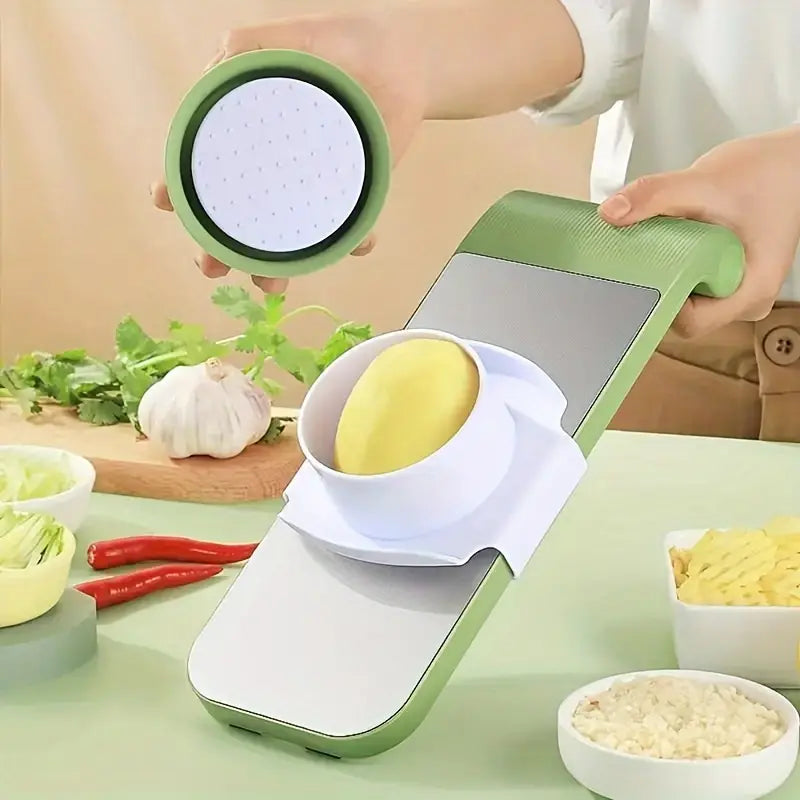 5 in 1 Stainless Steel Multifunctional Vegetable Slicer and Grater Set