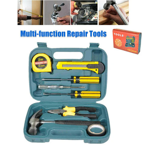 9pcs Hand Tool Kit Box
