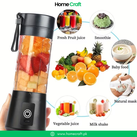 Rechargeable Personal Portable Blender For Smoothies And Shakes - Mini Juicer Cup For Travel