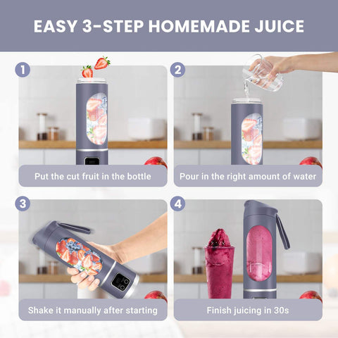 Portable Juicer Blender Bottle