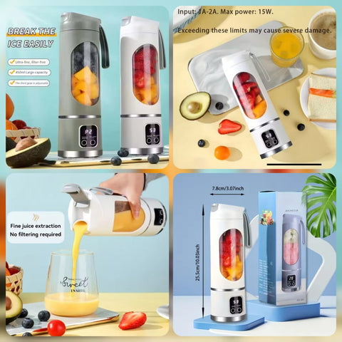 Portable Juicer Blender Bottle