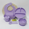 6pcs Silicone Baby Feeding Set