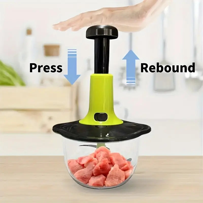 Manual Hand Press Food Chopper