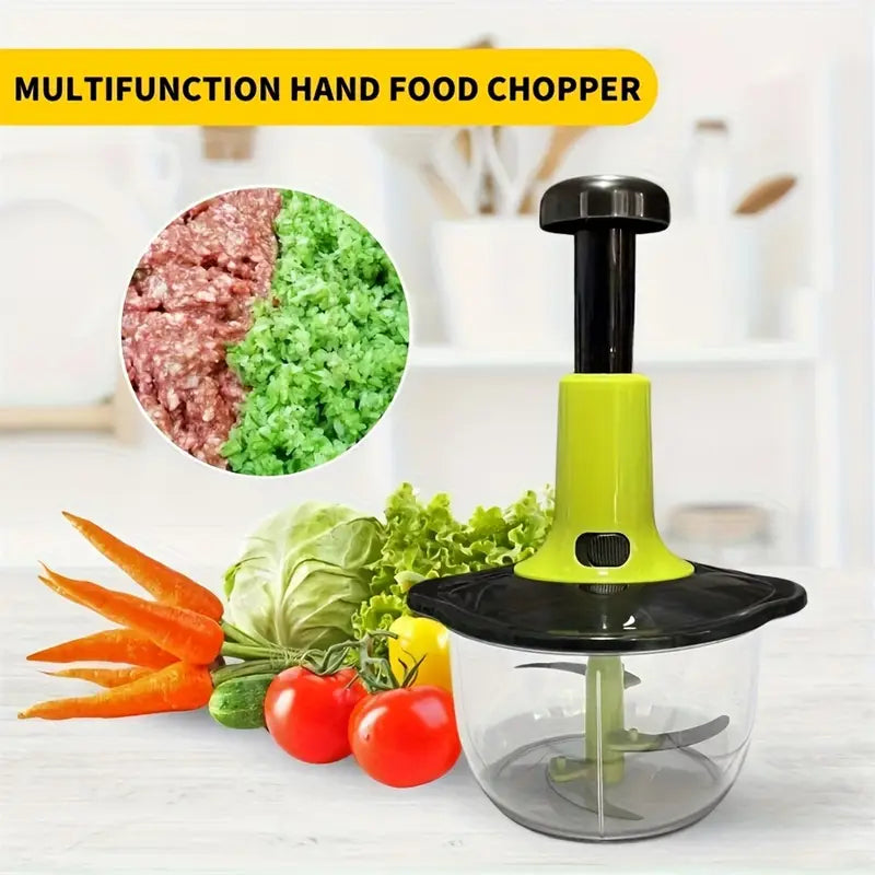 Manual Hand Press Food Chopper
