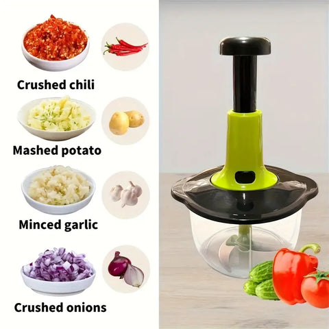 Manual Hand Press Food Chopper