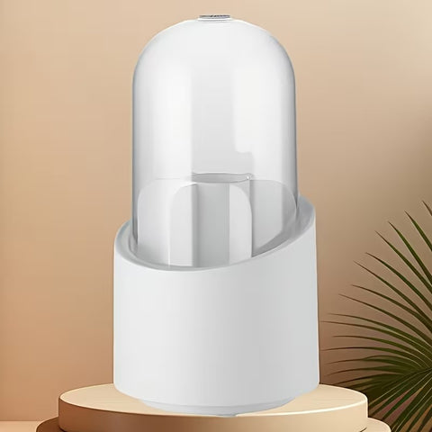 360-Degree Rotating Makeup Brush Holder