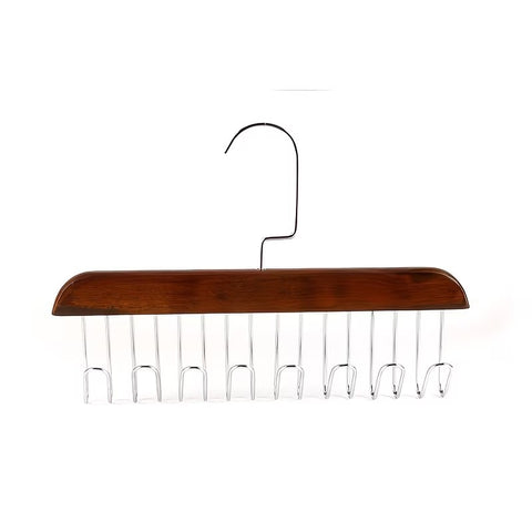8-Hook Wooden Hangers Perfect for Home or Dorm Use, Hangers for Clothes