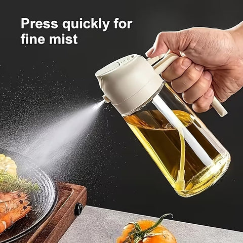 2-in-1 Oil Dispenser Bottle And Sprayer