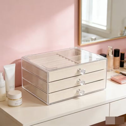 3-Drawer Jewellery Organizer Box