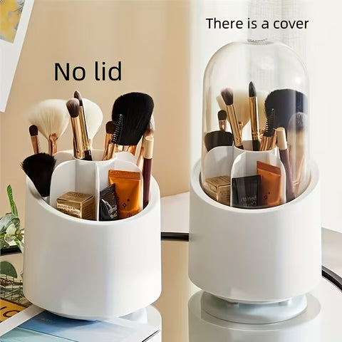 360-Degree Rotating Makeup Brush Holder