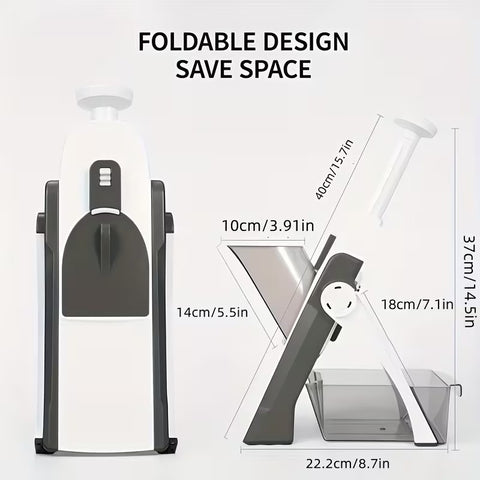 Multifunctional Professional Vegetable Cutter and Slicer with Container