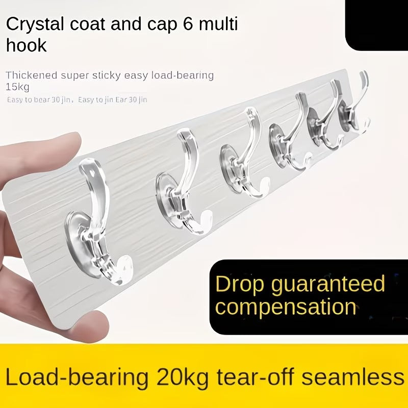 Crystal Transparent Adhesive Wall Hook,