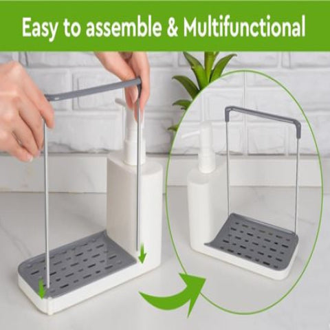 3 in 1 Hand and Dish Soap Dispenser Set with Tray
