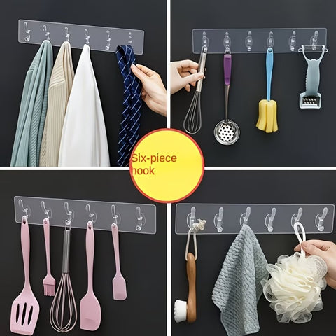Crystal Transparent Adhesive Wall Hook,