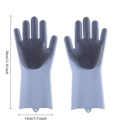 2pcs Magic Silicone Cleaning Gloves
