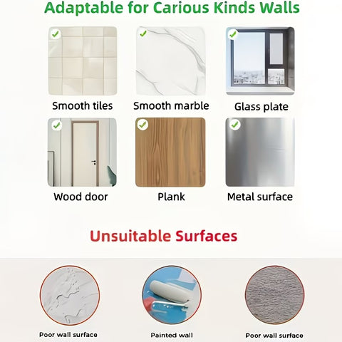 Crystal Transparent Adhesive Wall Hook,