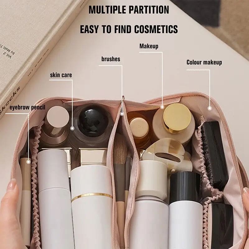 Leather Travel Cosmetic Organizer