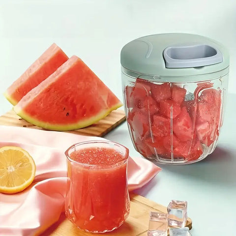 Manual Hand Food Chopper with Rope