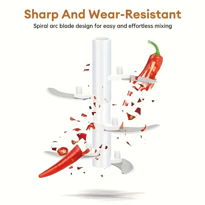 Manual Hand Food Chopper with Rope