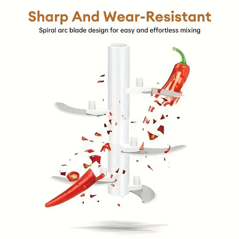 Manual Hand Food Chopper with Rope
