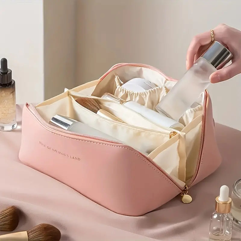 Leather Travel Cosmetic Organizer