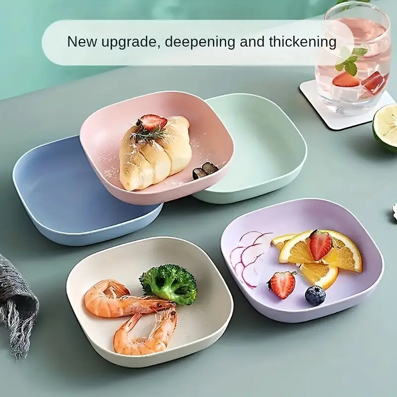 Creative Plates 10pcs Set (Random Colors)