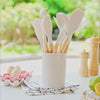 12pcs, Non-Stick Silicone Kitchen Utensil Set with Wooden Handles