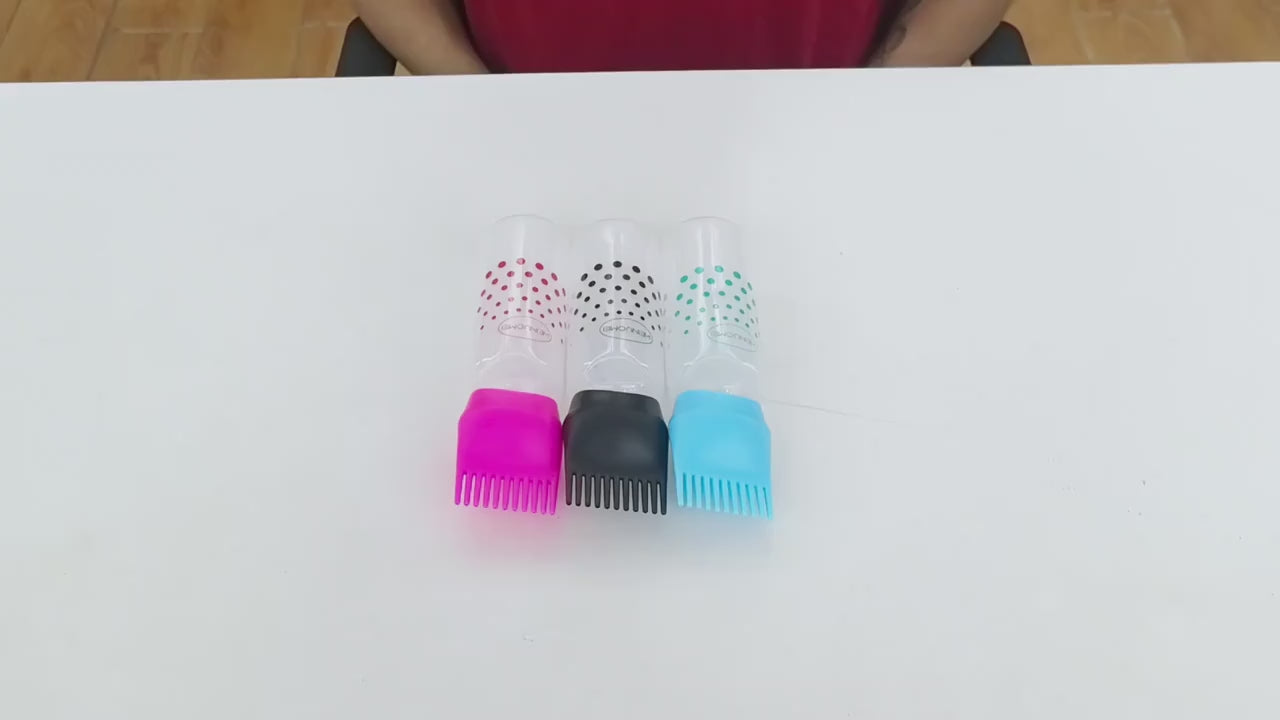 Hair Dye Bottle with Measurement Marks