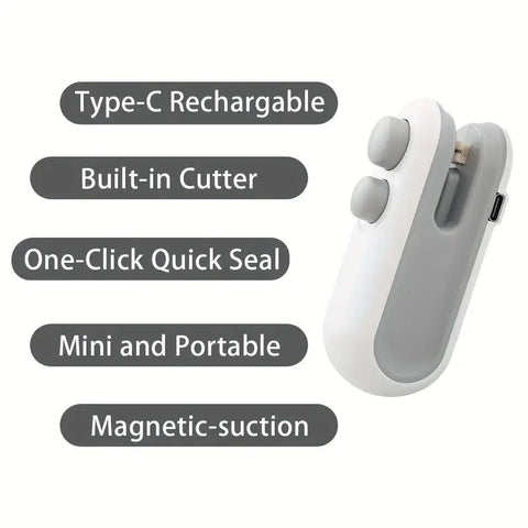 Rechargeable Plastic Bag Sealing Machine