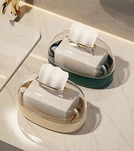 Wall Mounted Acrylic Luxury Tissue Box